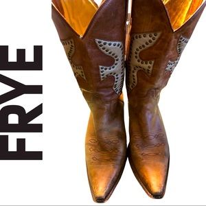 Frye Cowboy Boots / Size 10 / Great Condition